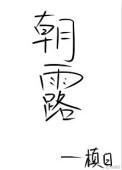朝露待日晞晞的意思是