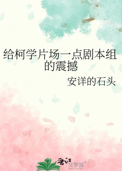 给柯学片场一点剧本组的震撼 安详的石头